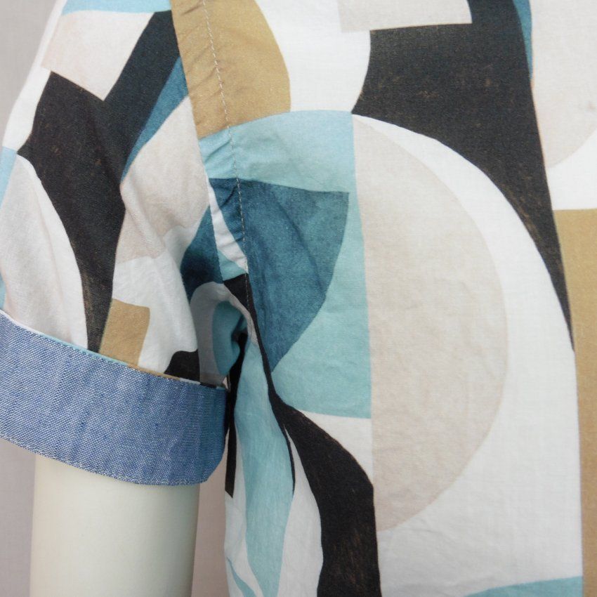 Camisa dibujo geométrico de Corsare