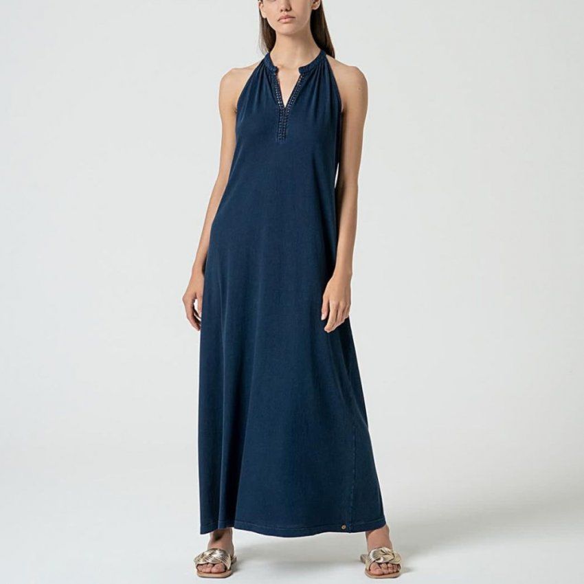 Vestido largo azul de Surkana