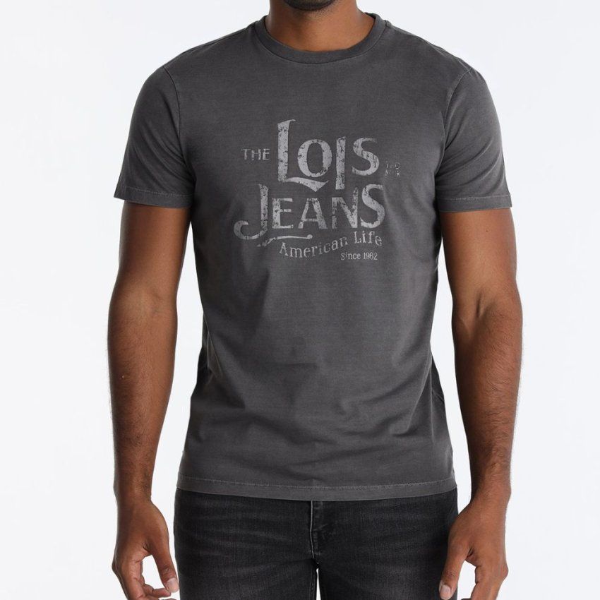 Camiseta gris letras de Lois