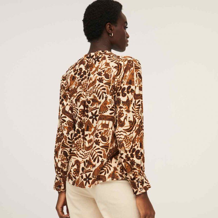 Blusa pavos de Surkana