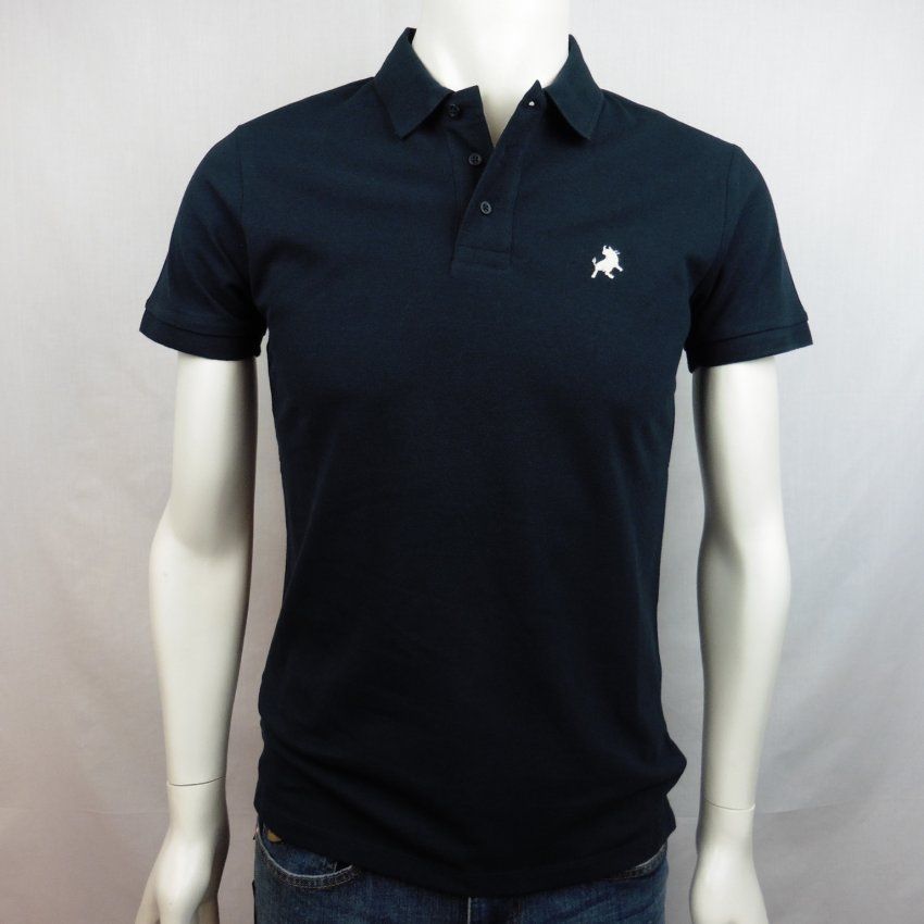 Polo piqué azul marino de Lois