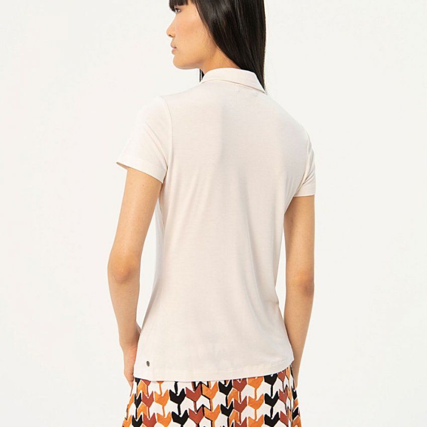 Camisa de punto blanca de Surkana