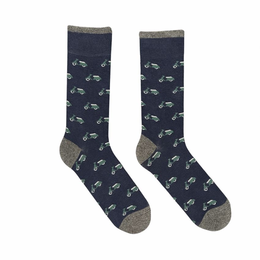 Calcetines vespas verdes de Jorigu