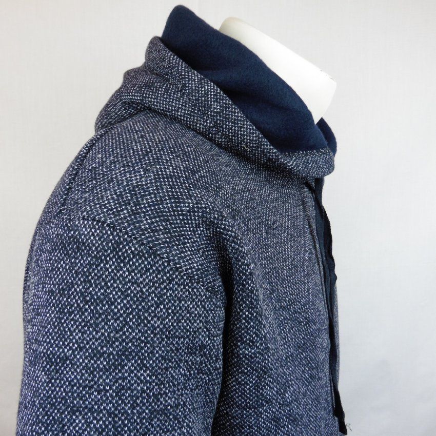 Sudadera azul jaspe de Dos Galgos