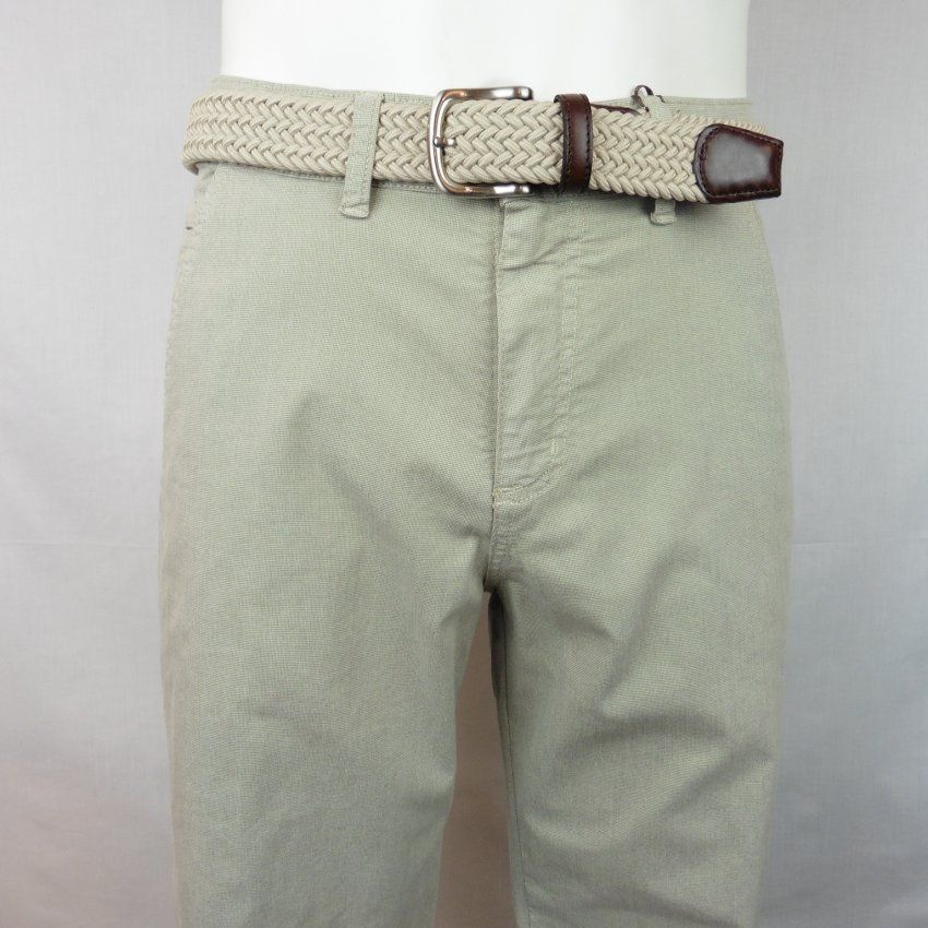 Pantalón micro dibujo beige de Tayron's