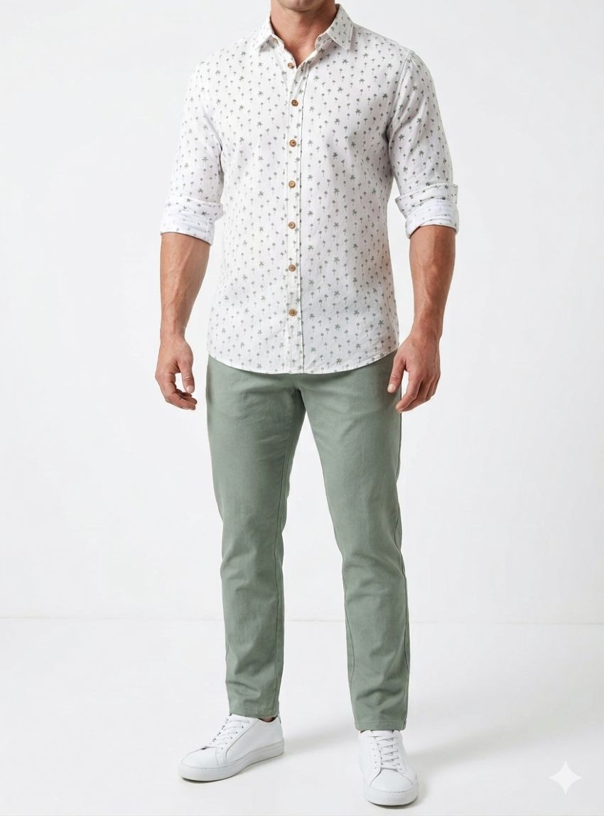 Pantalón verde de West