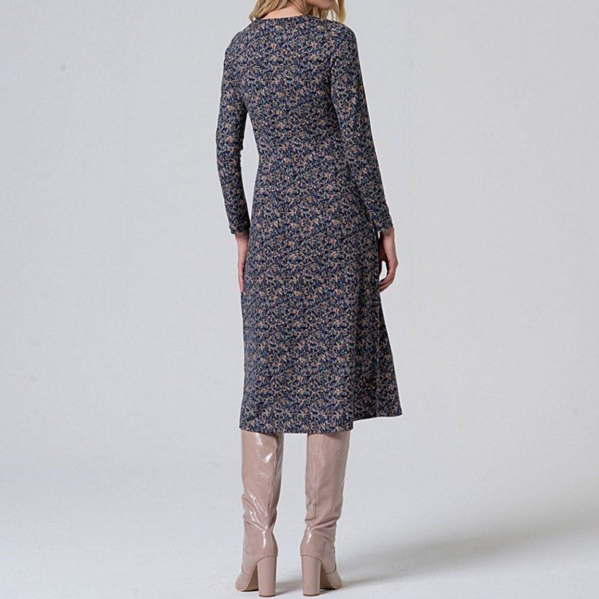 Vestido estampado abstracto de Surkana