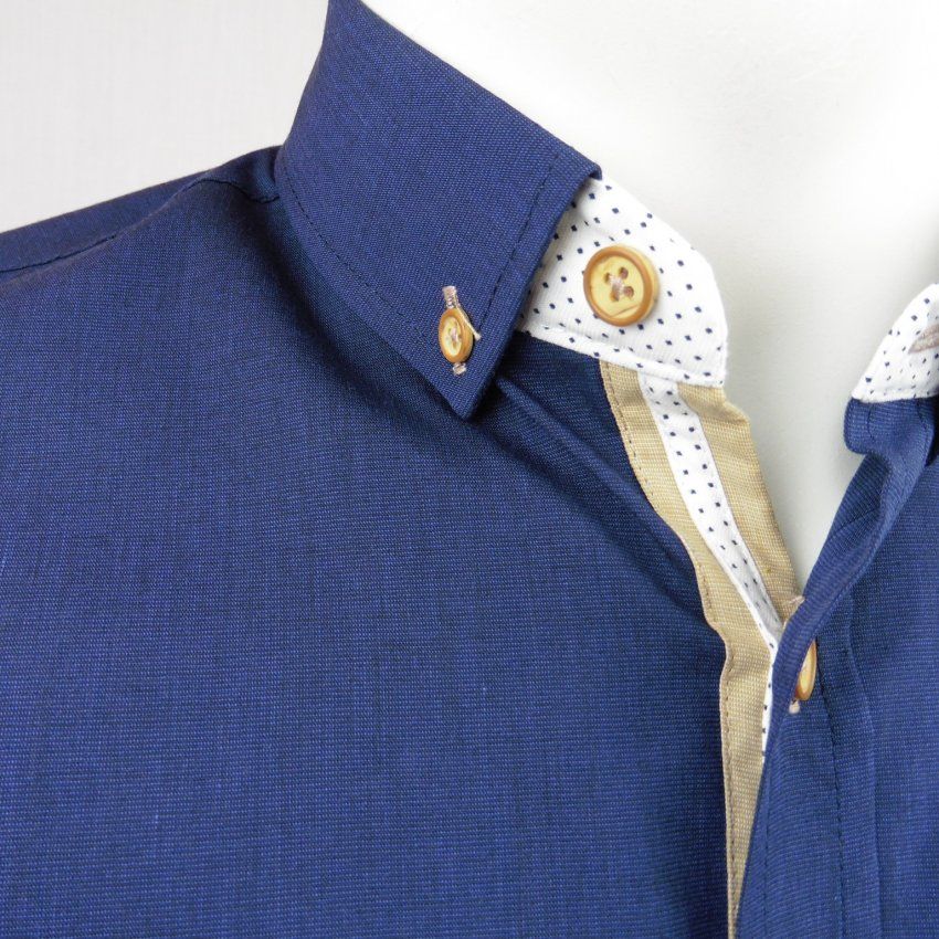 Camisa coderas azul de Yellow Skin