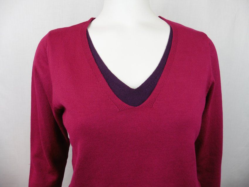 Jersey pico doble buganvilla de WNT Collection