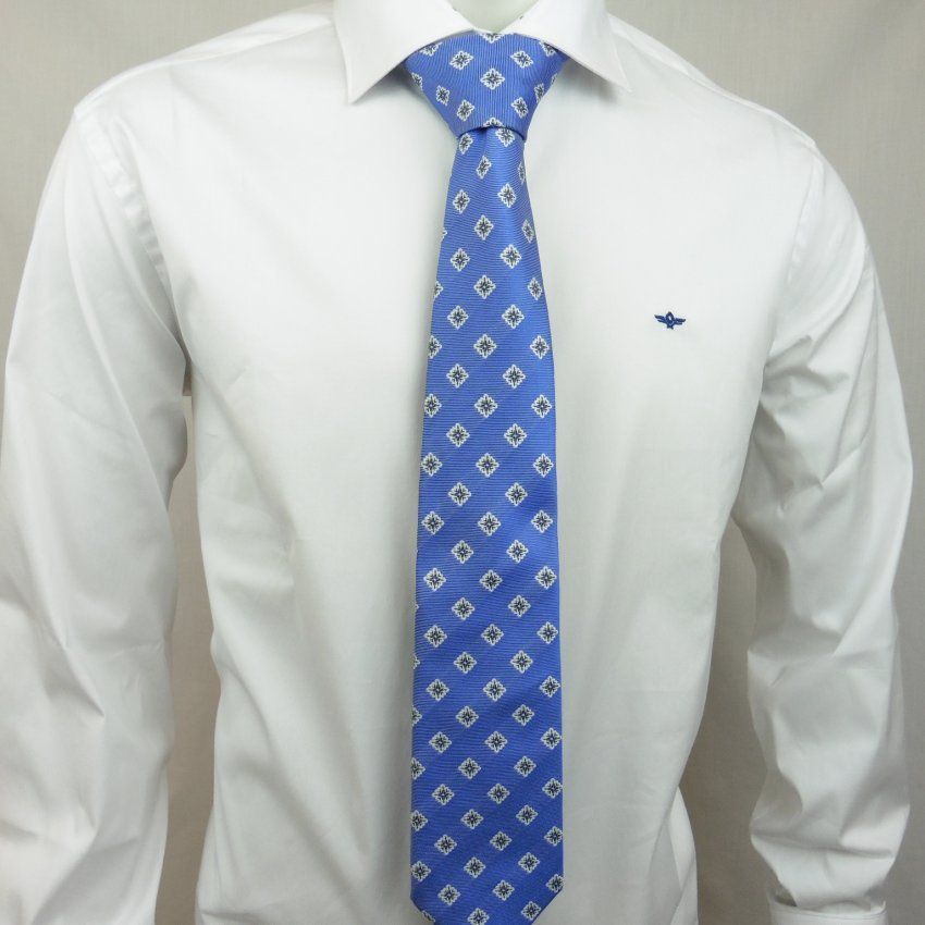 Corbata flores azúl de Boccola