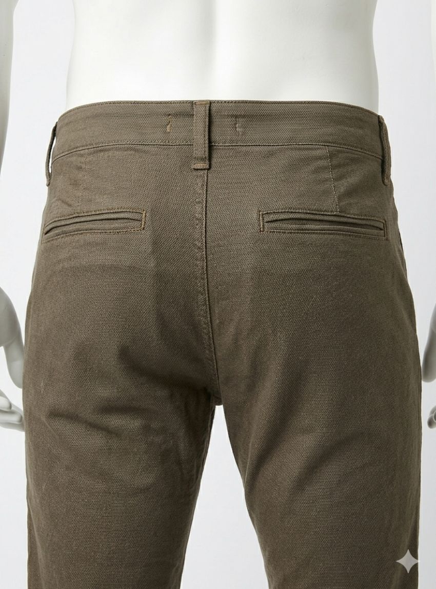 Pantalón camel mini dibujo de West