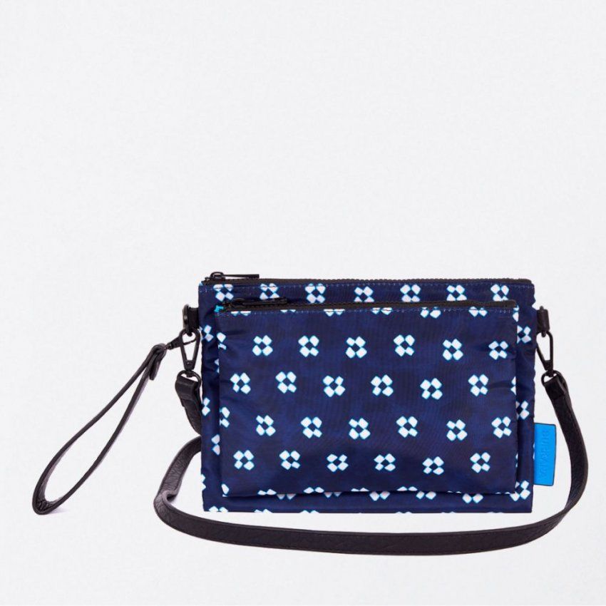 Bolso bandolera azul y blanco de Surkana