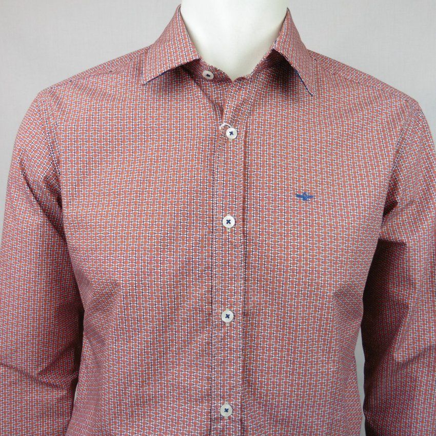 Camisa círculos granates de Corsare