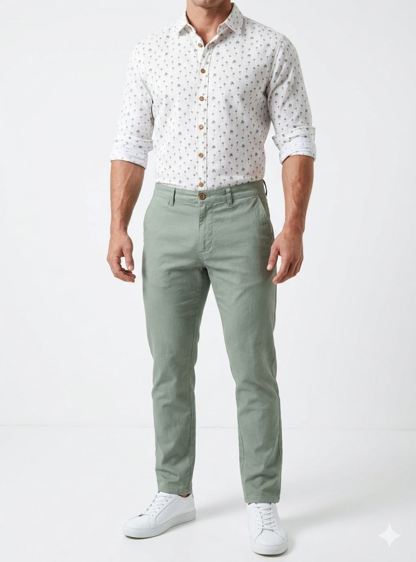 Pantalón verde de West