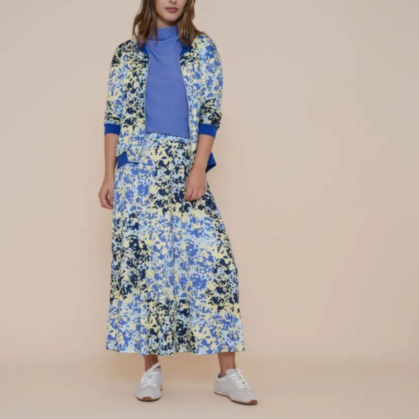 Chaqueta cremallera estampada de WNT Collection