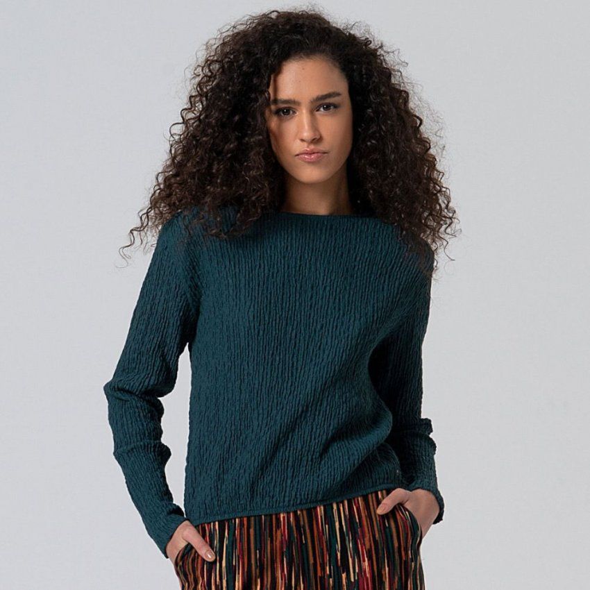 Blusa engomada verde de Surkana