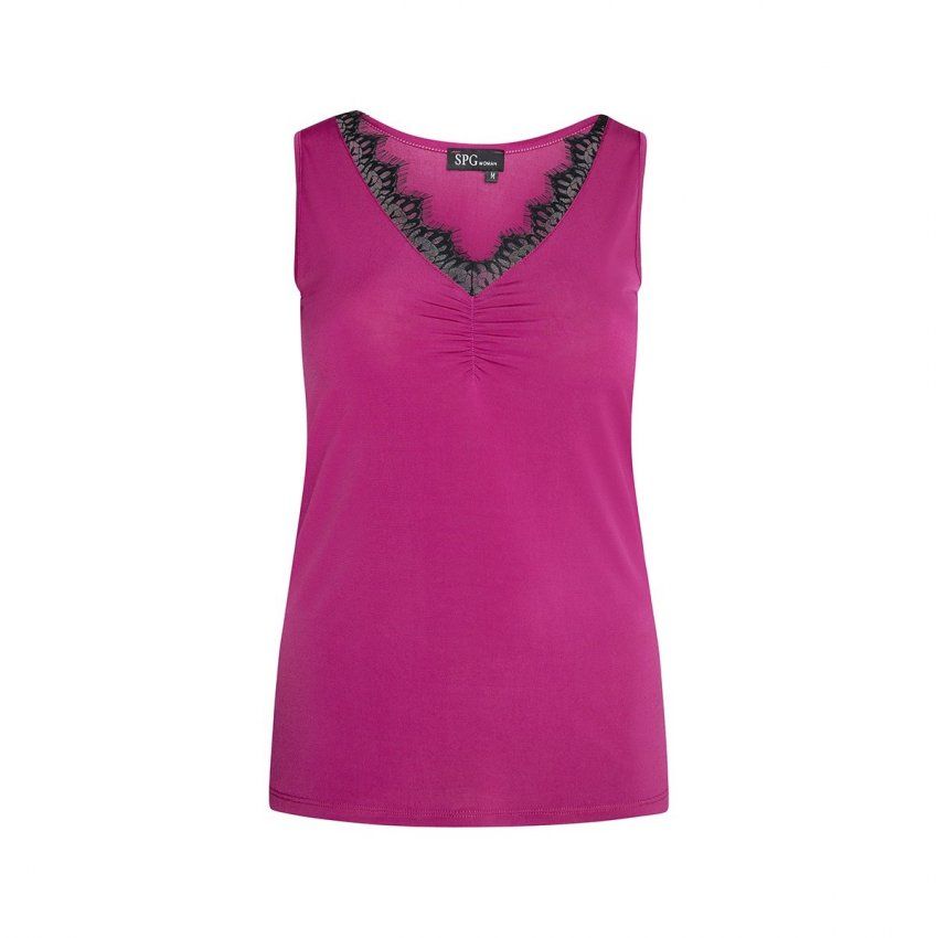 Top lencero fucsia de SPG Woman