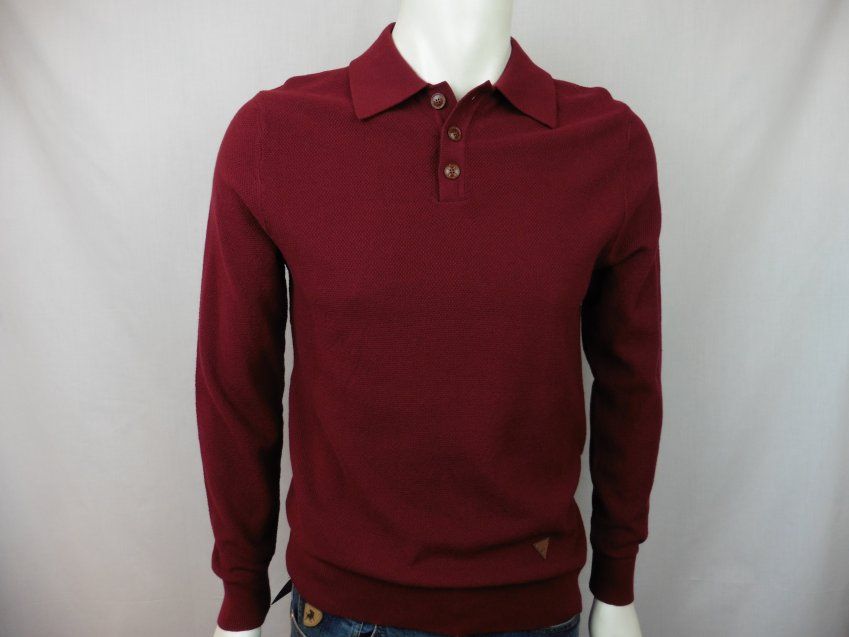 Jersey polo granate de G54