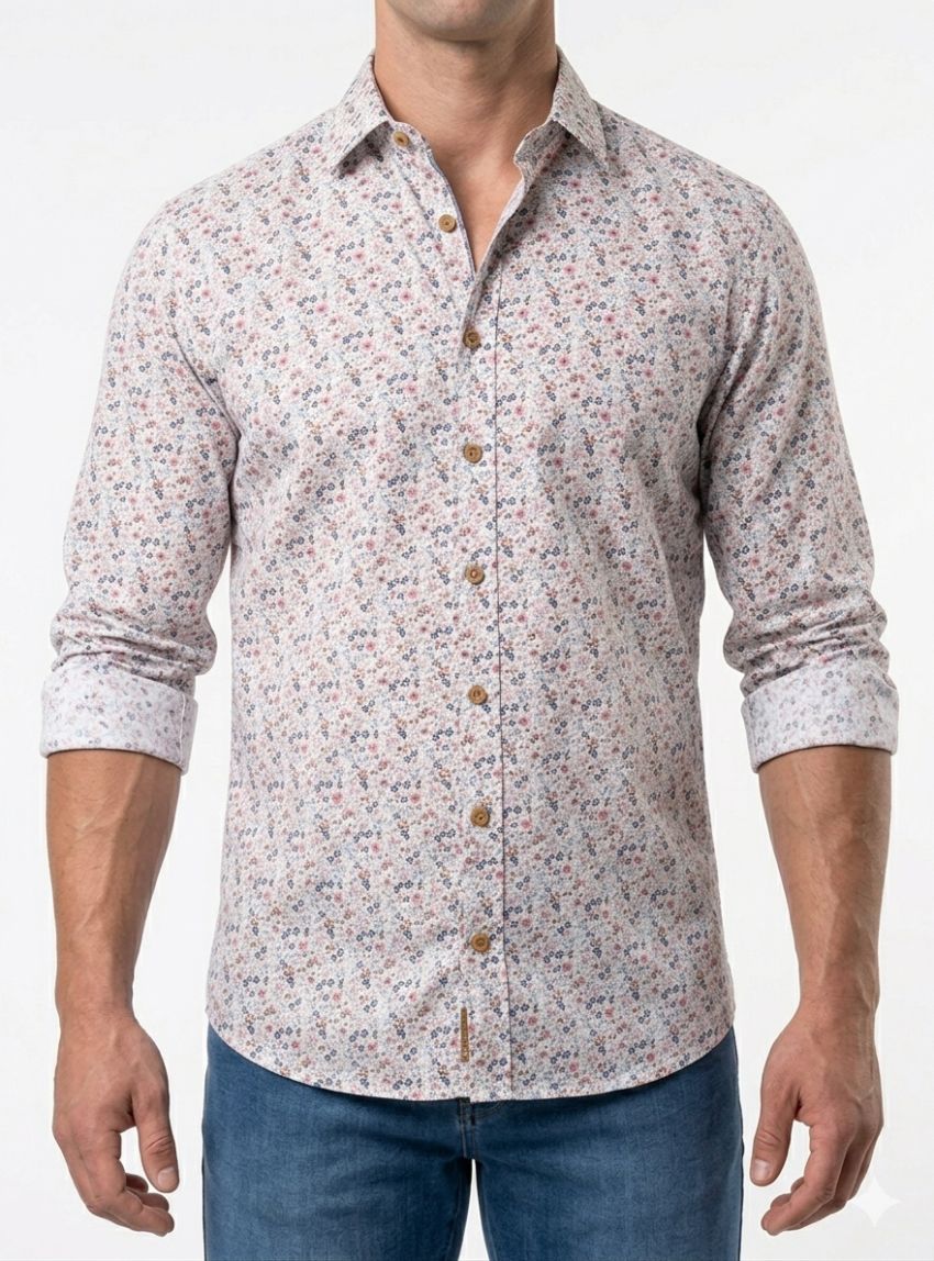 Camisa flores de Corsare