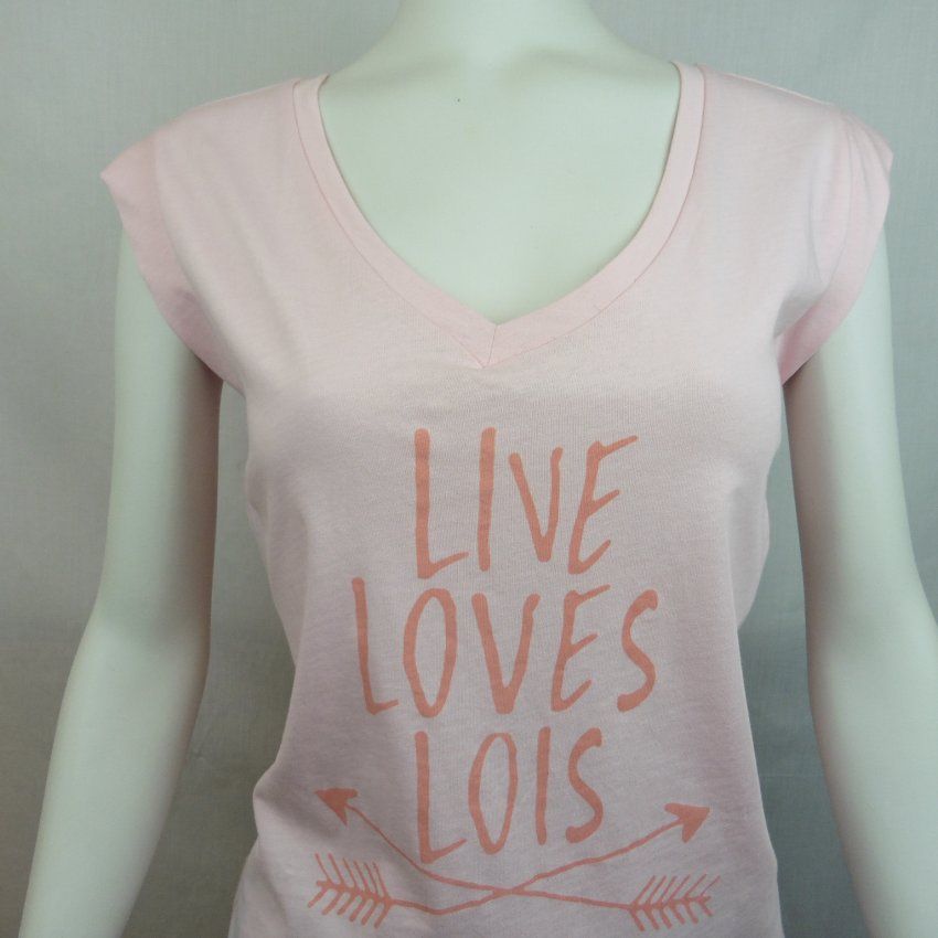 Camiseta flechas rosa de Lois