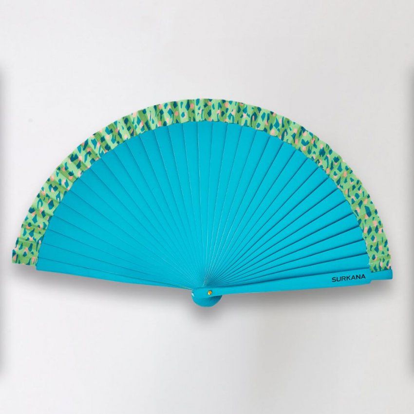 Abanico turquesa de Surkana