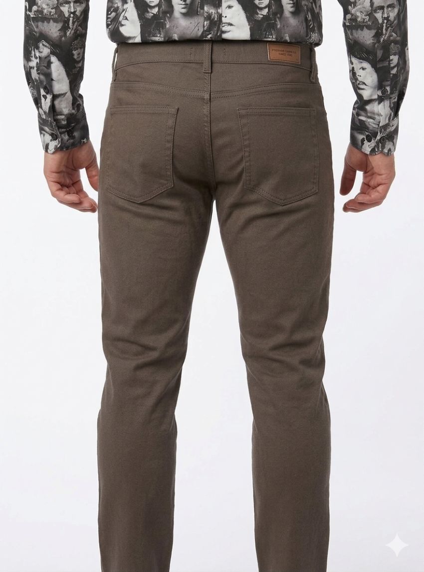 Pantalón 5 bolsillos gris de West