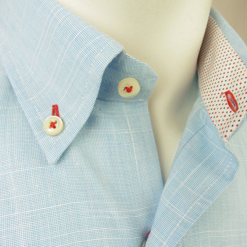 Camisa m/c celeste de VNTO