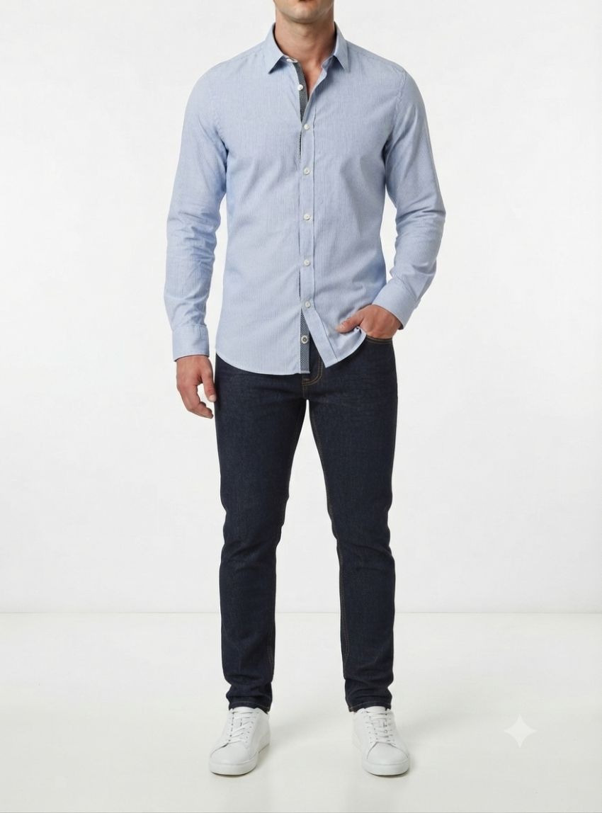 Camisa mil rayas marino de Corsare