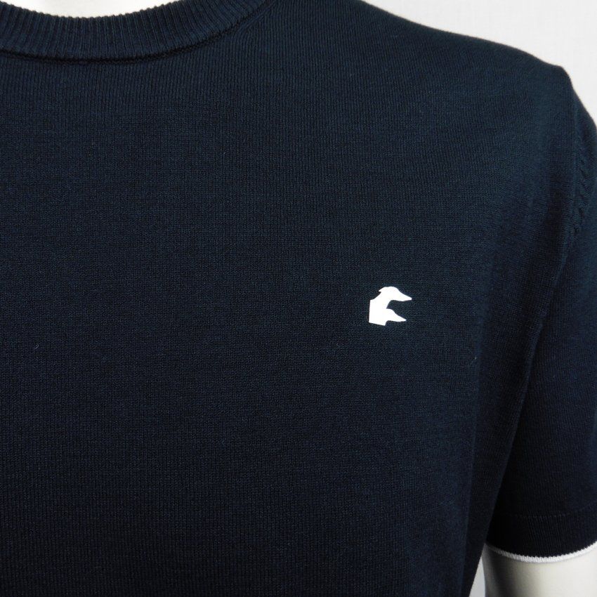 Jersey azul marino de punto de Dos Galgos