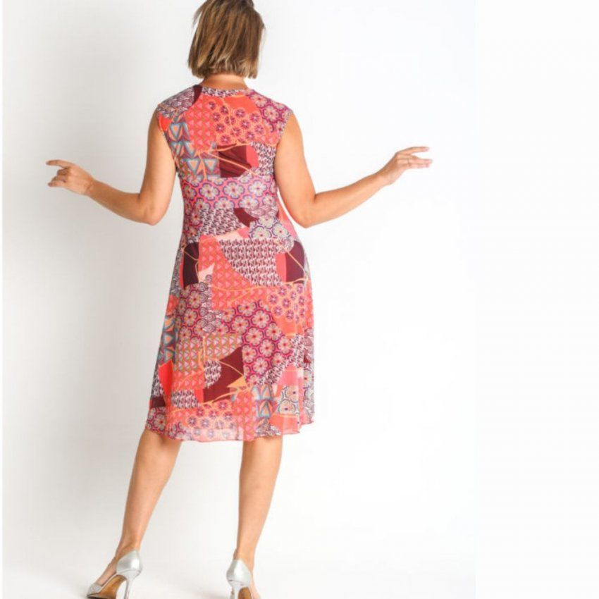 Vestido tul estampado de Lourdes Castillo