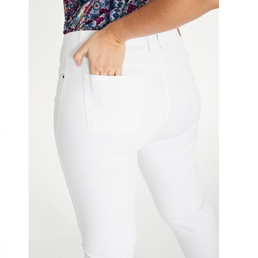 Pantalón 5 bolsillos blanco de SPG Woman