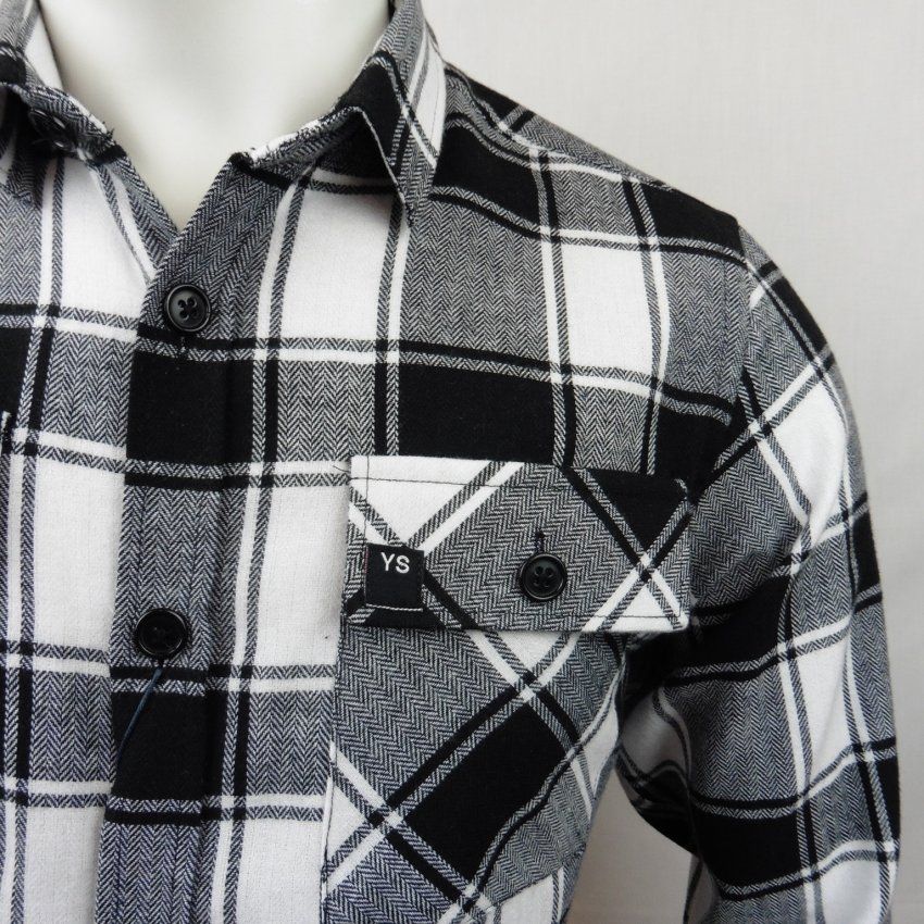 Camisa franela cuadros de YELLOW SKIN