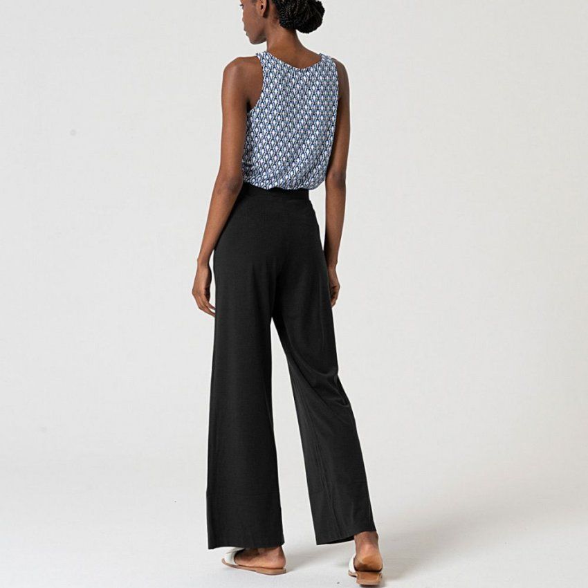 Pantalón viscosa negro de Surkana