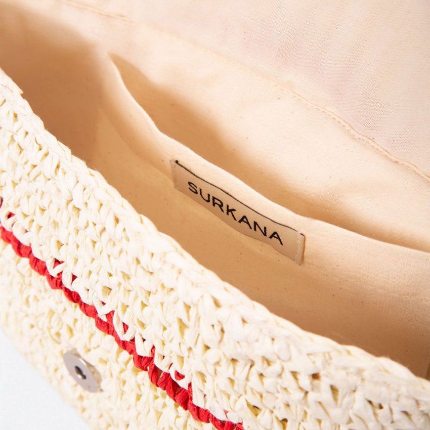Bolso rafia crudo de Surkana