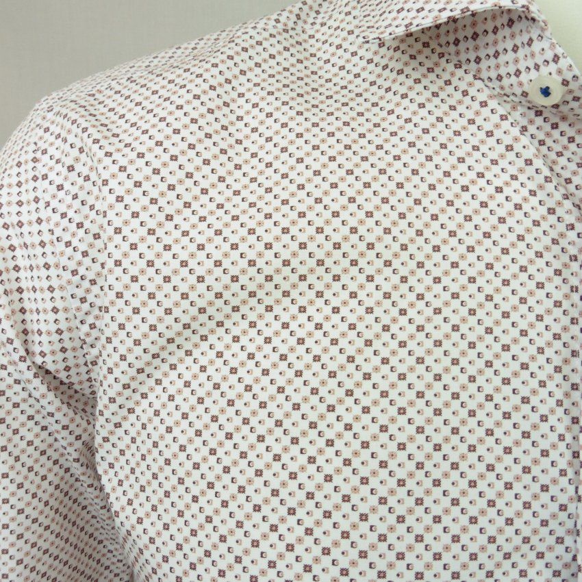 Camisa mini dibujos granate rosa de Corsare