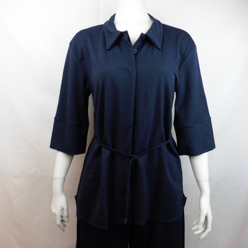 Chaqueta manga al codo azul marino de WNT Collection