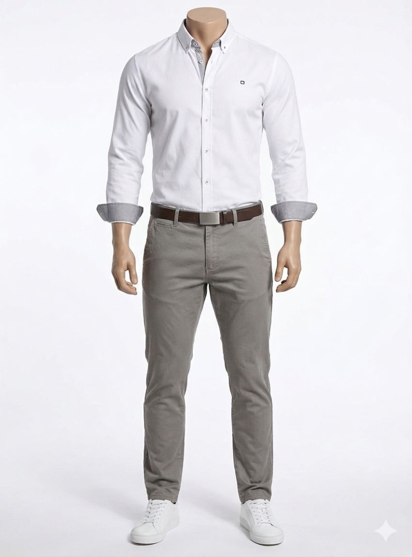 Pantalón gris de Tayron's