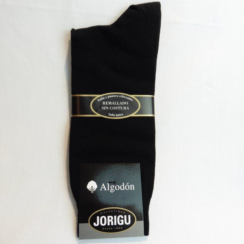 Calcetines negro algodón de Jorigu