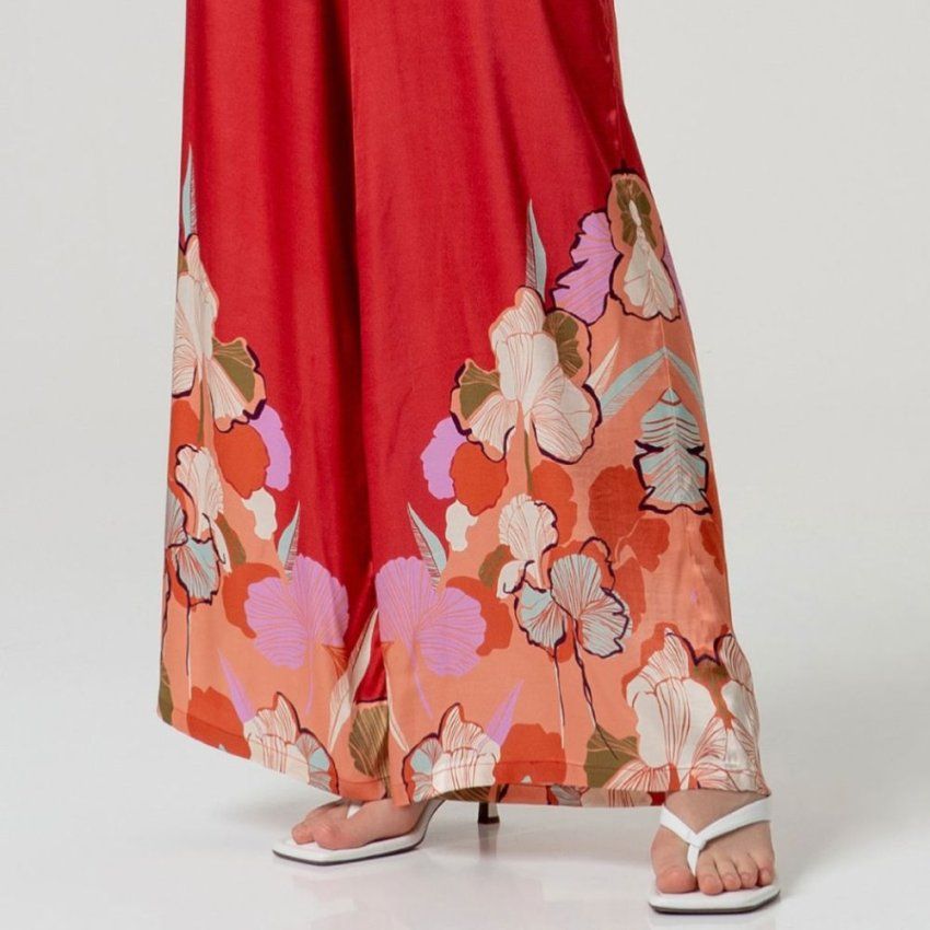 Pantalón caldera con estampado de Surkana