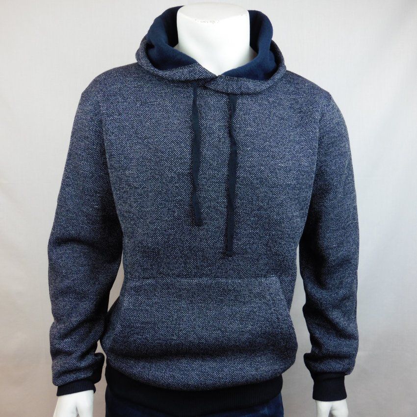 Sudadera azul jaspe de Dos Galgos