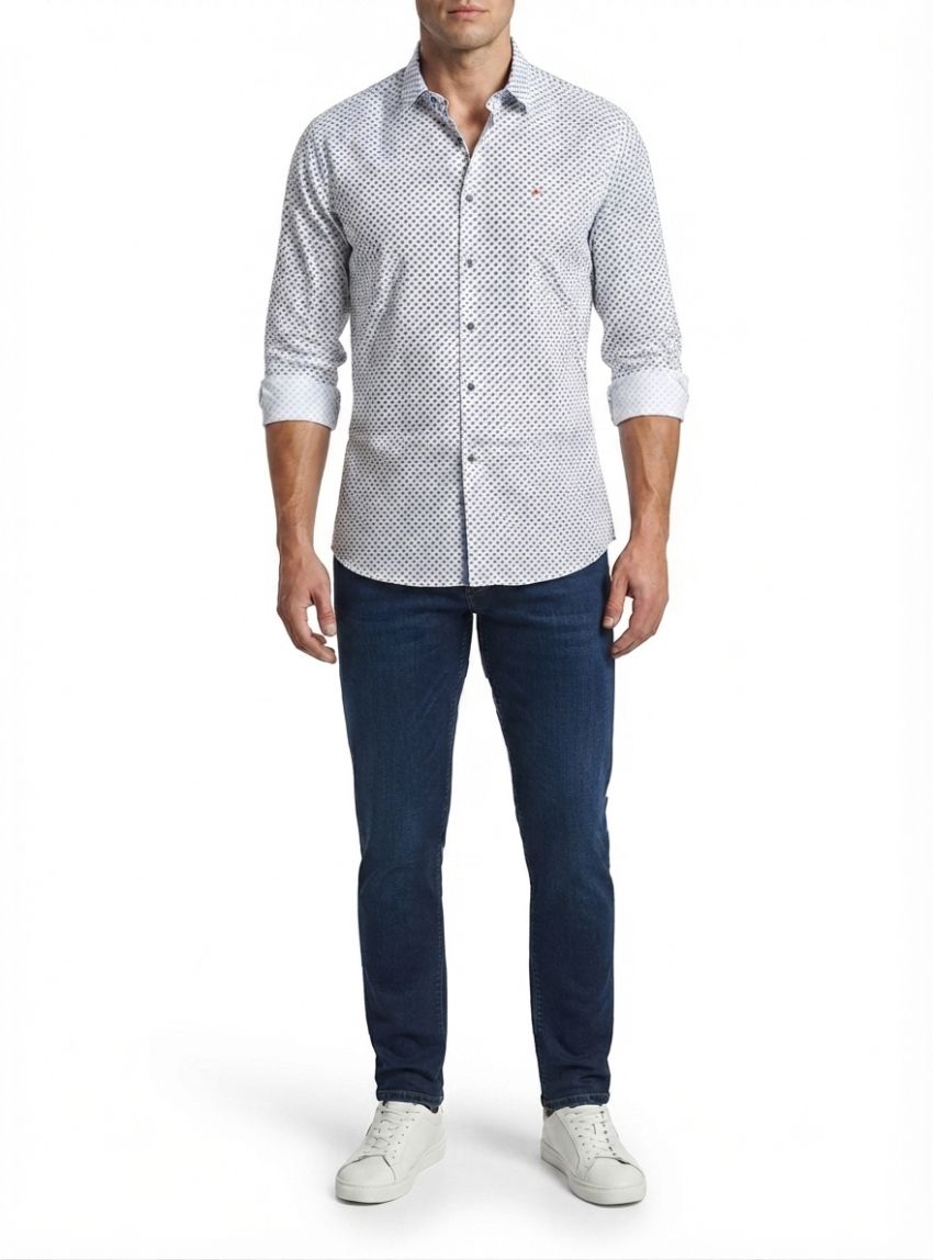 Camisa mini rombos de Corsare