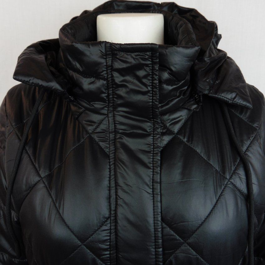 Chaquetón midi negro de WNT Collection