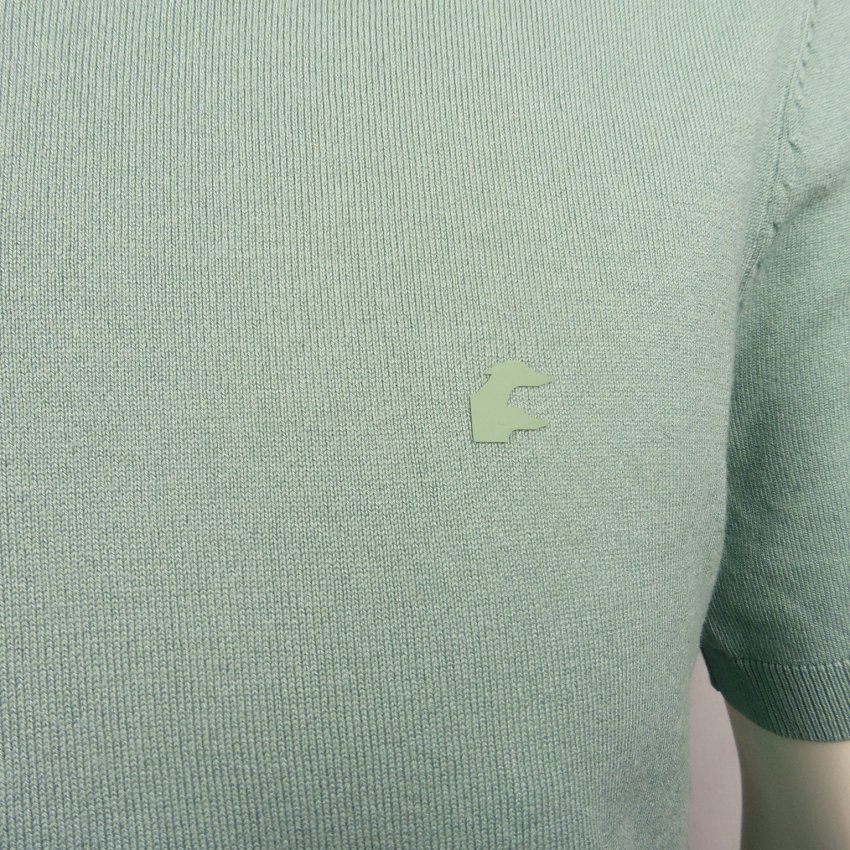 Polo verde de punto de Dos Galgos