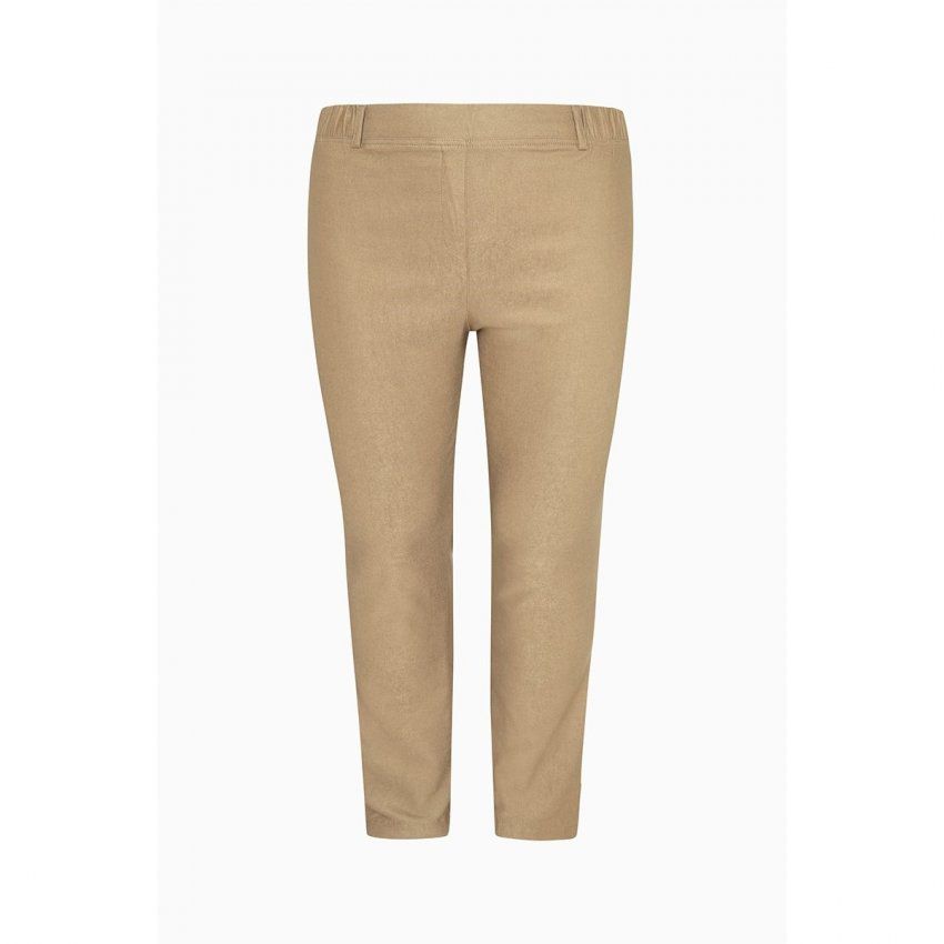 Pantalón elástico camel de SPG Woman