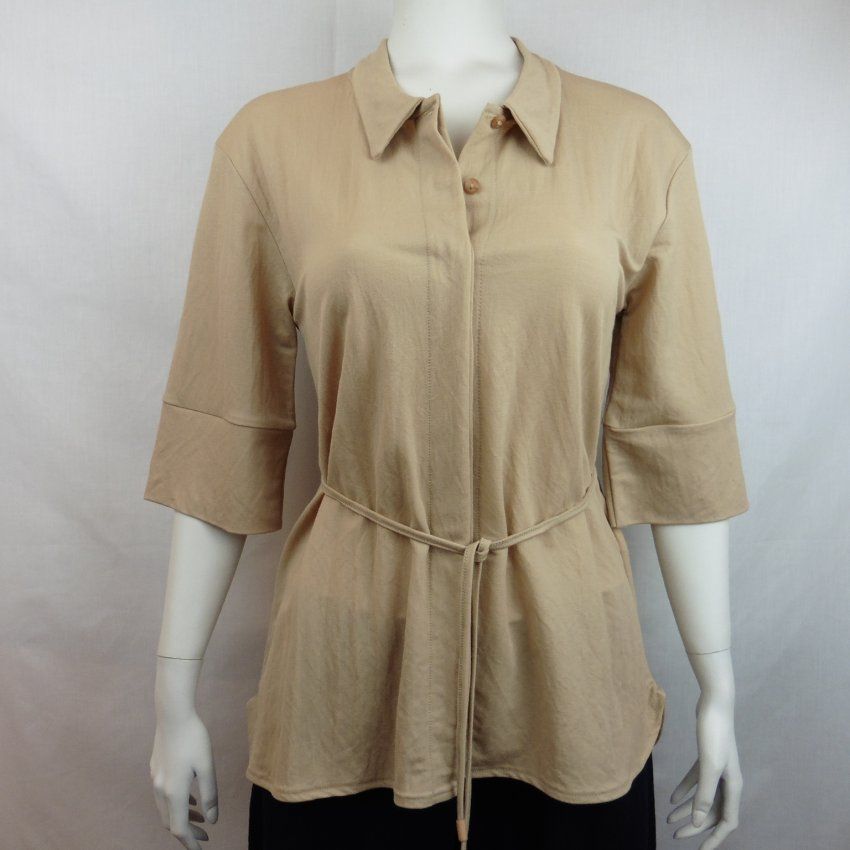 Chaqueta manga al codo beige de WNT Collection