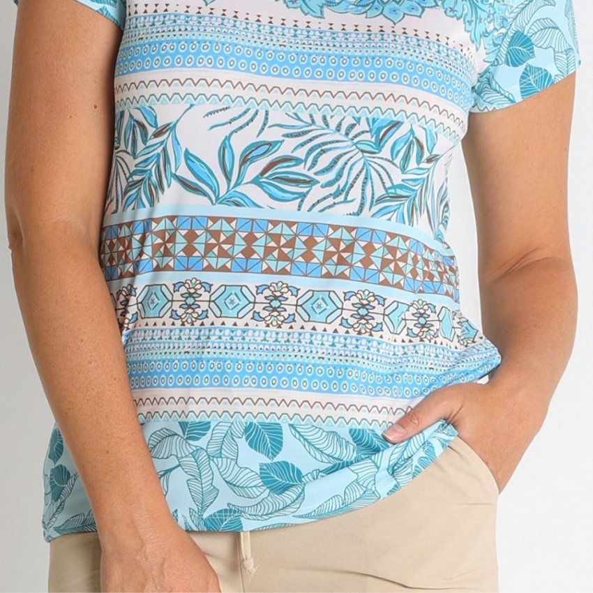 Pantalón fluido beige de Lourdes Castillo