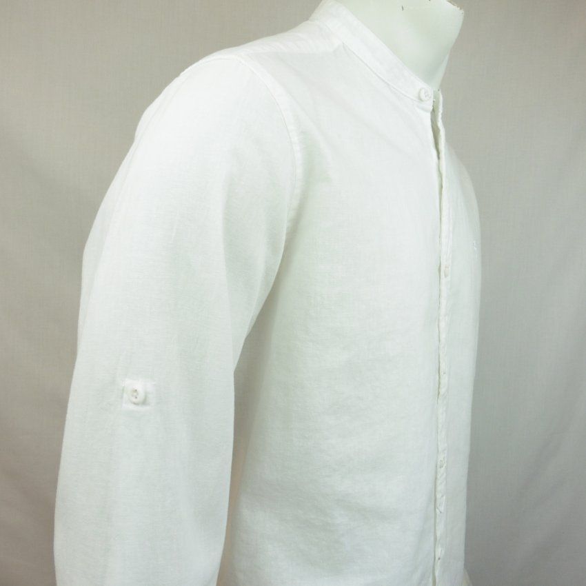 Camisa lino blanca de Dos Galgos