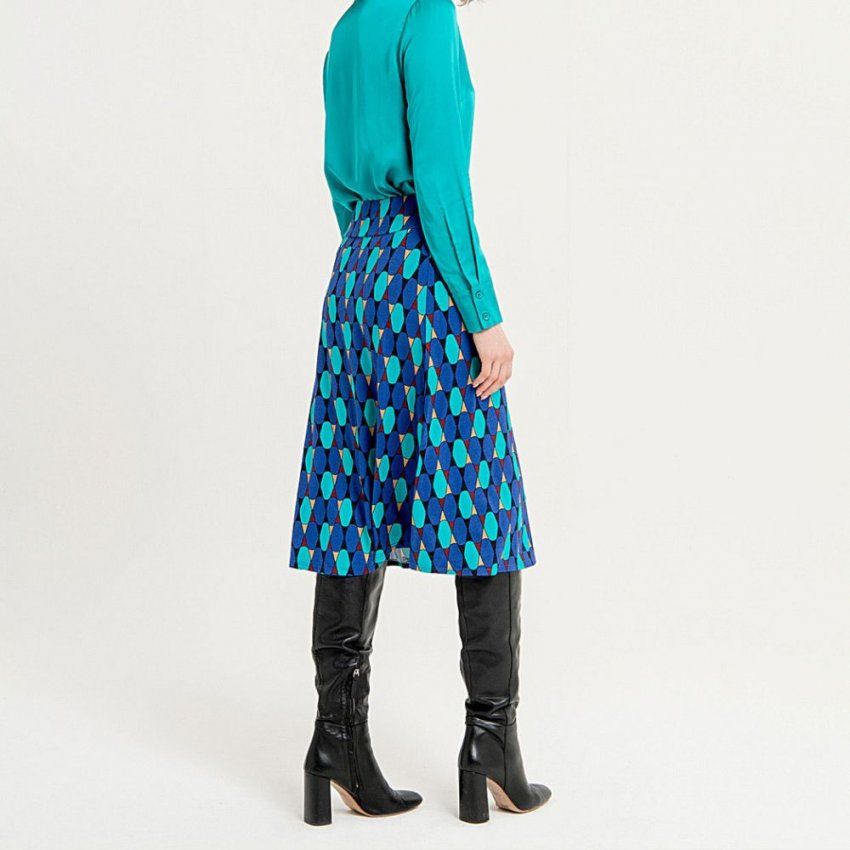 Falda rombos multi color de Surkana