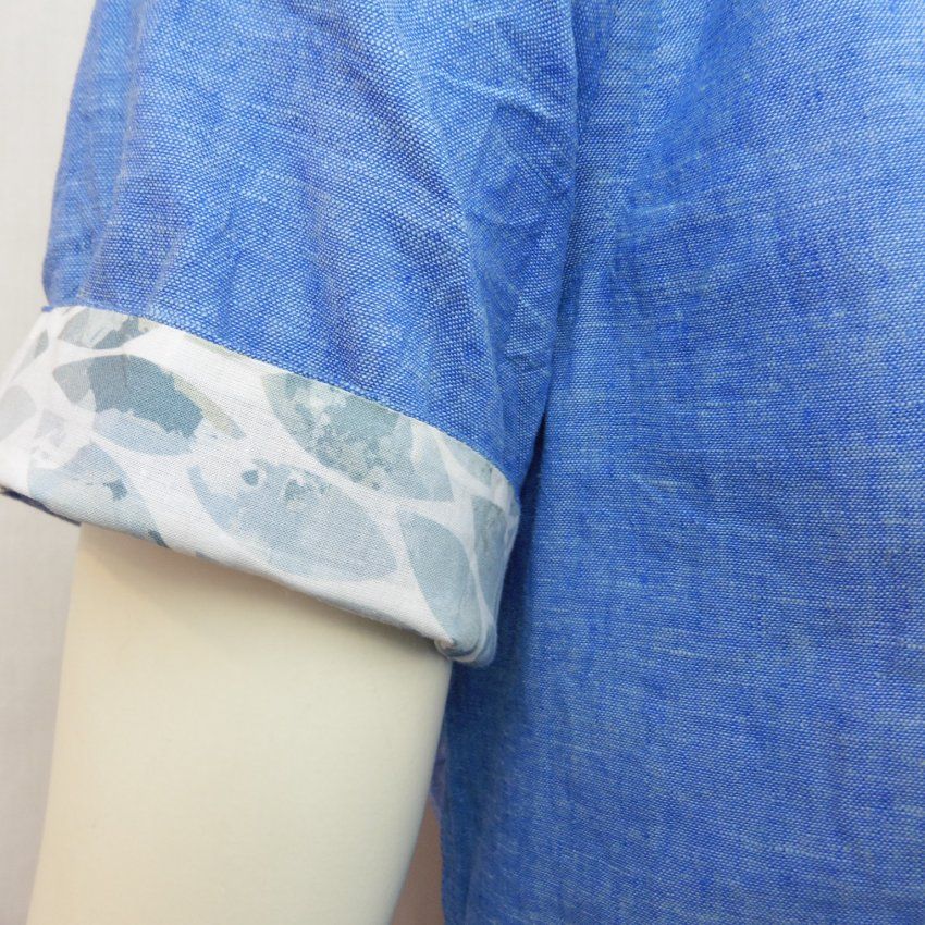 Camisa lino azul de Corsare