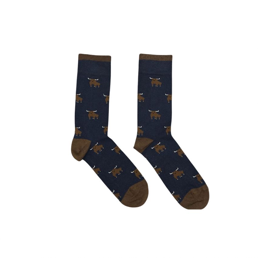 Calcetines toros marino de Jorigu